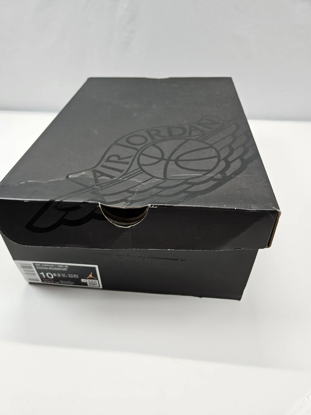 Nike Air Jordan 1 Mid White Black Reverse Panda Stormtrooper 10.5 DQ8426-132 OG